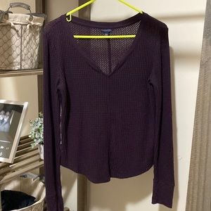 Aeropostale Lightweight Purple Sweater